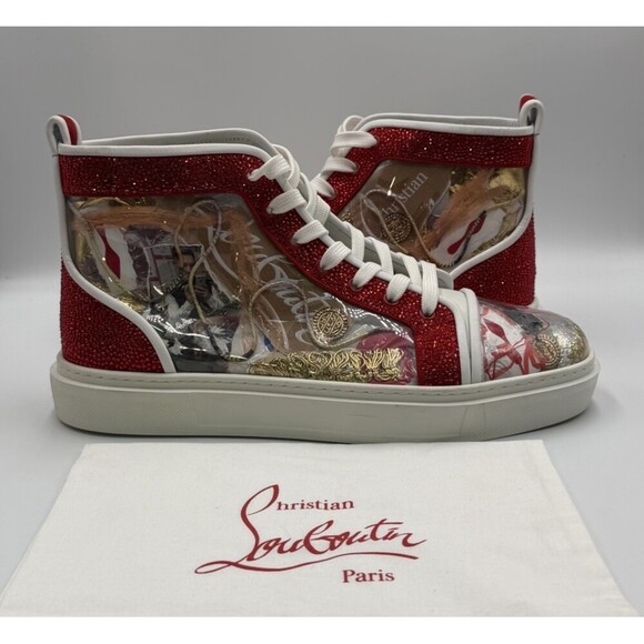 Authentic Christian Louboutin High-Top Trash Sneakers Mens Size 44.5 EU 11.5 US main image 10